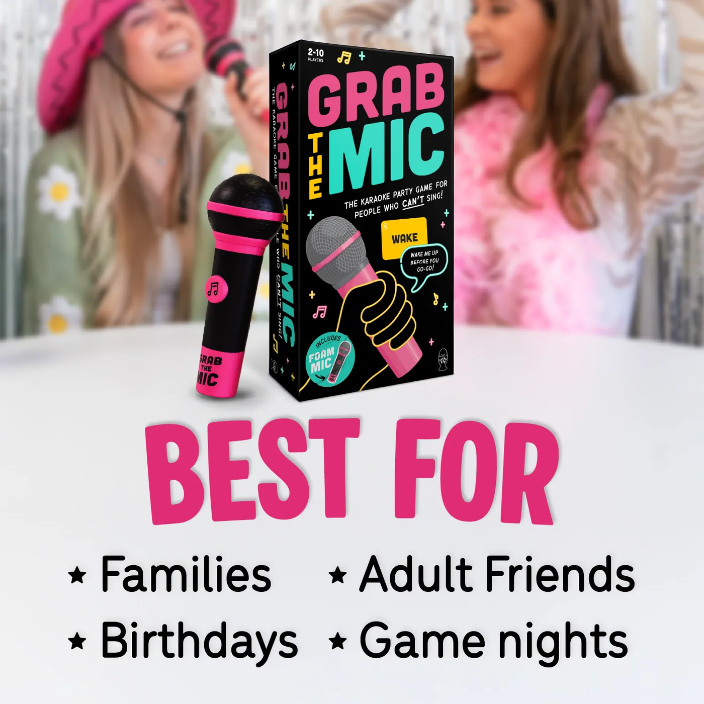 Best for families, adult friends, birthdays and game nights